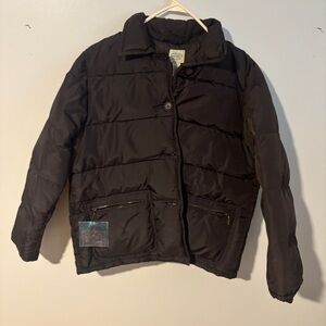 G.H. Bass & Co. Brown/Charcoal Quilted Jacket